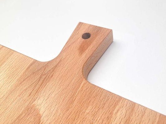 Borrelplank - Serveerplank Traditional XXL - Met naam of logo gravering - 57,5 cm x 17,5 cm - houtensnijplankenmetlogo.nl