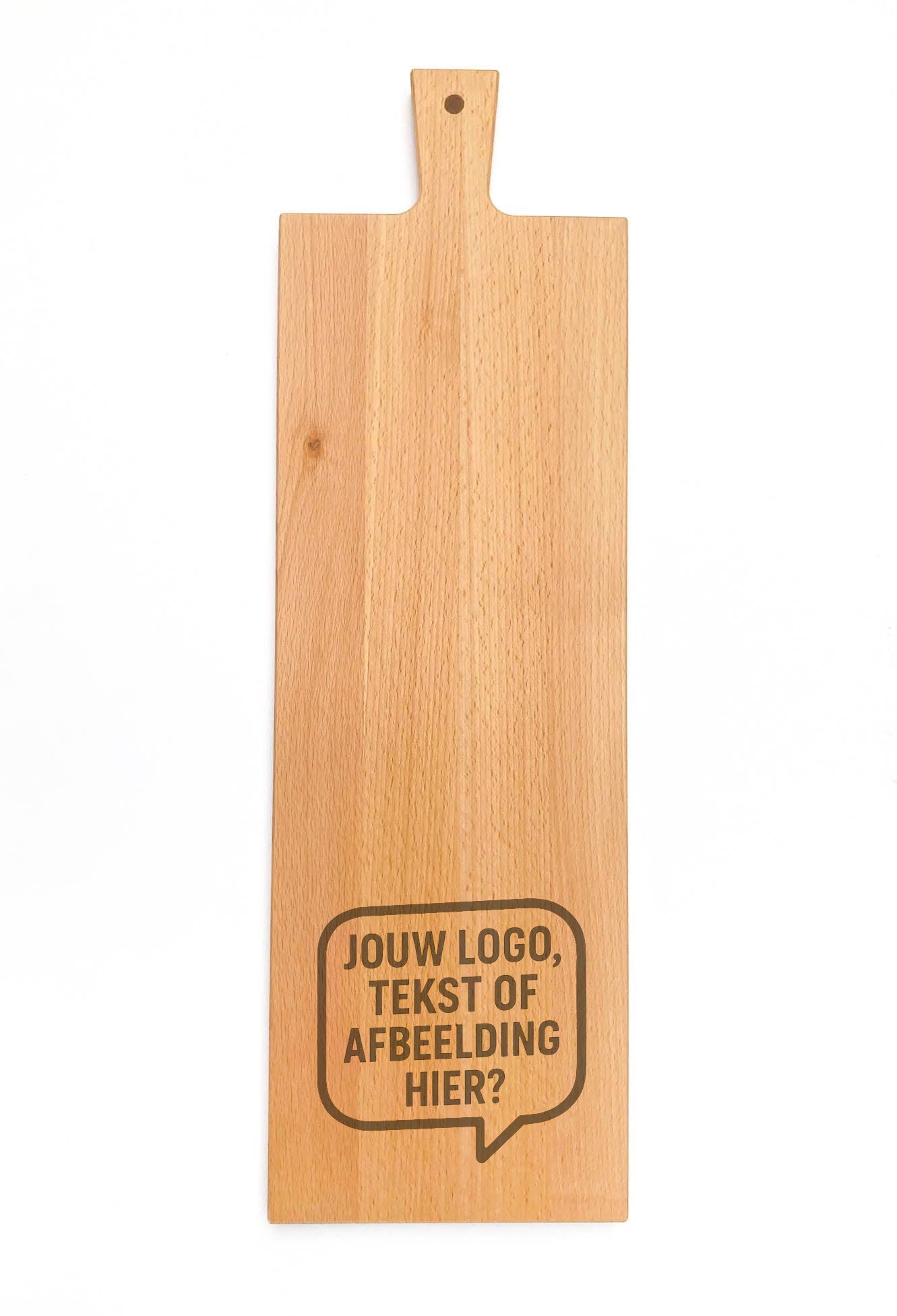 Borrelplank - Serveerplank Traditional XXL - Met naam of logo gravering - 57,5 cm x 17,5 cm