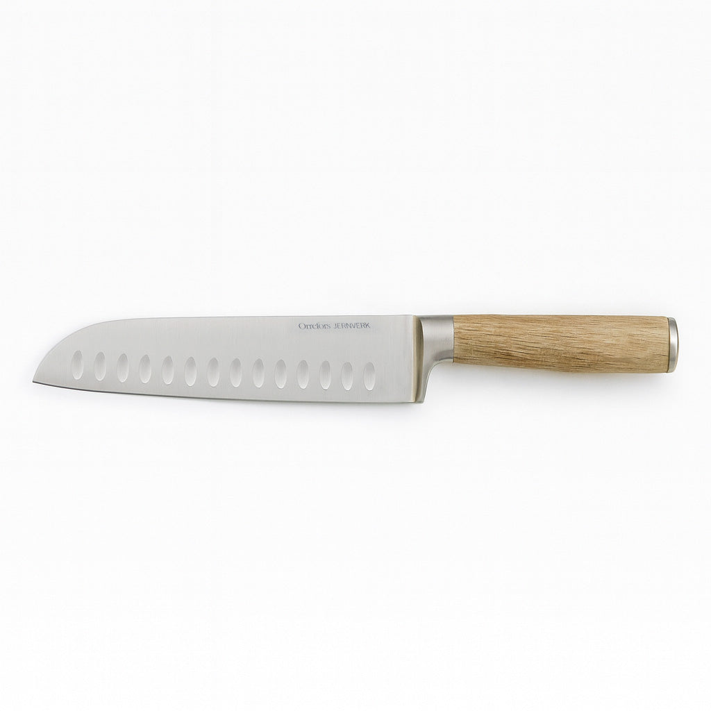Santoku - Koksmes - Hout - met gravering
