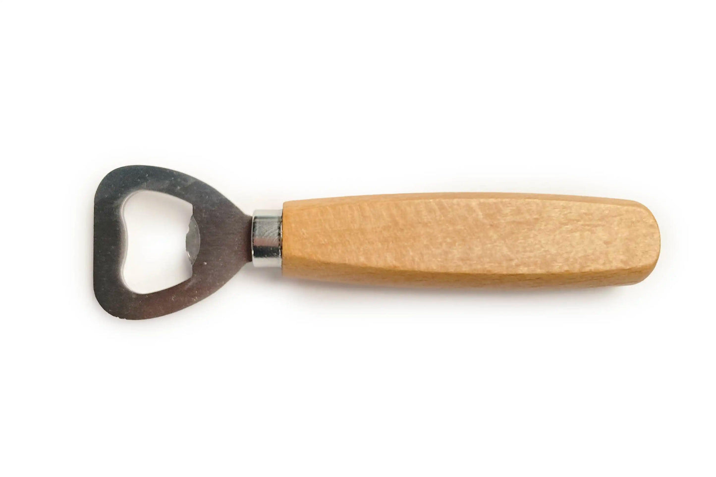10 stuks Bieropener - Flesopener - Hout - Met tekst of logo gravering - houtensnijplankenmetlogo.nl