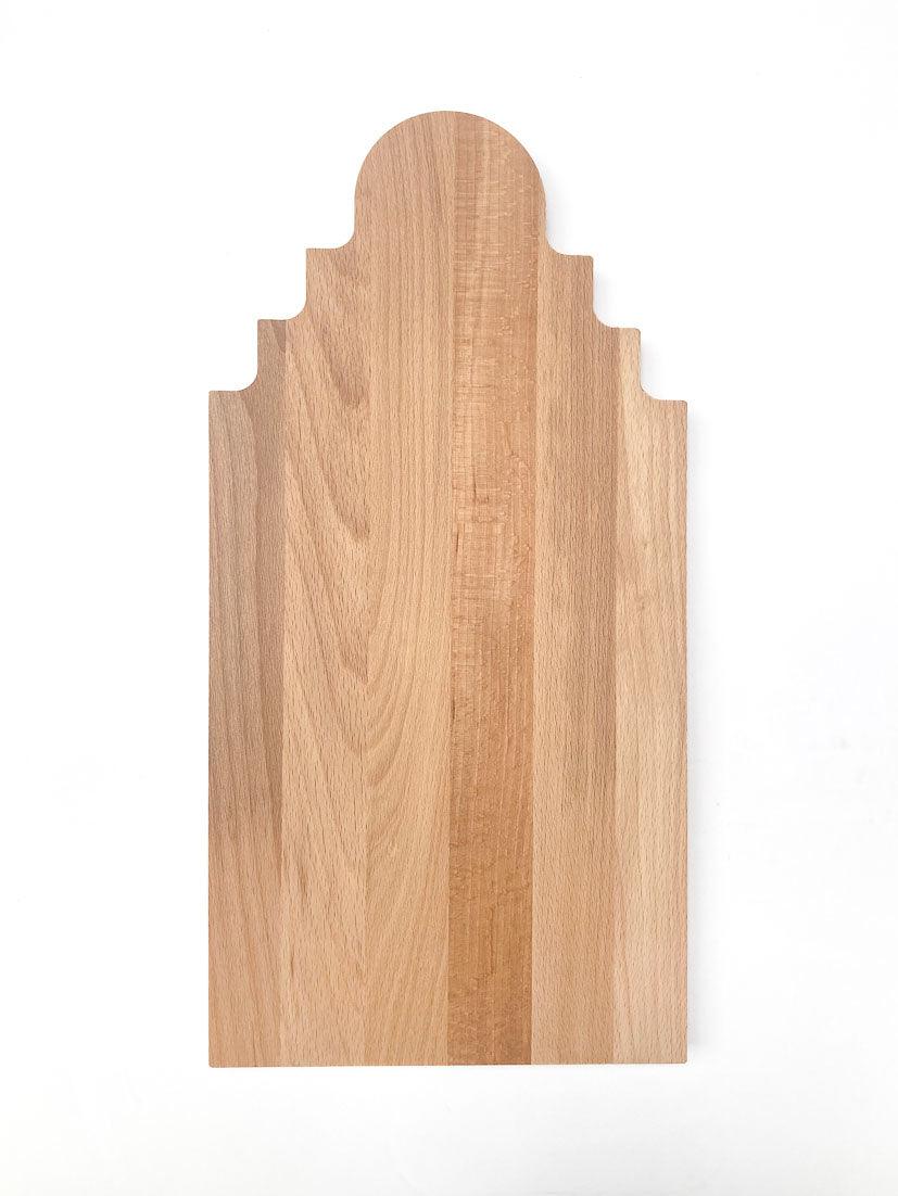 borrelplank in huisvorm