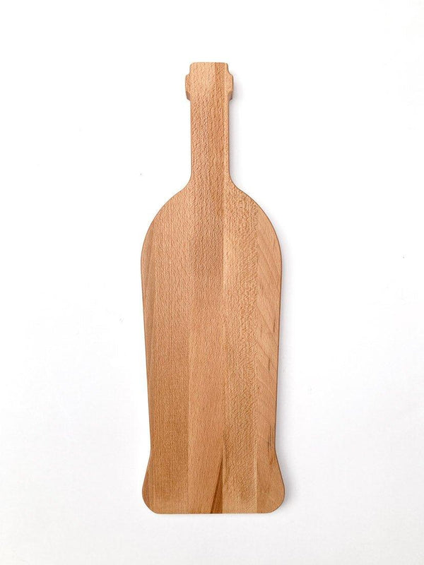 Borrelplank Fles - Met naam of logo gravering - 47,5 cm x 15 cm
