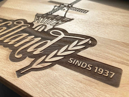 Snijplank Traditional Large - Met naam of logo gravering - 41,5 cm x 24 cm