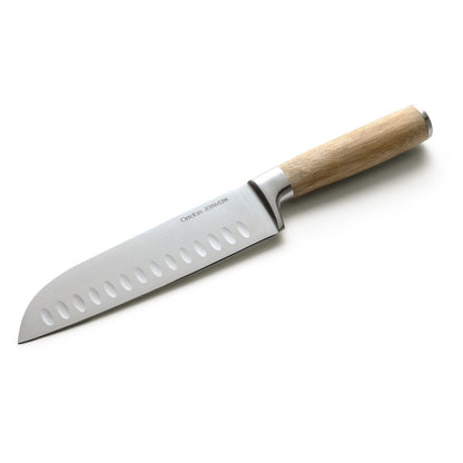 Santoku - Koksmes - Hout - met gravering