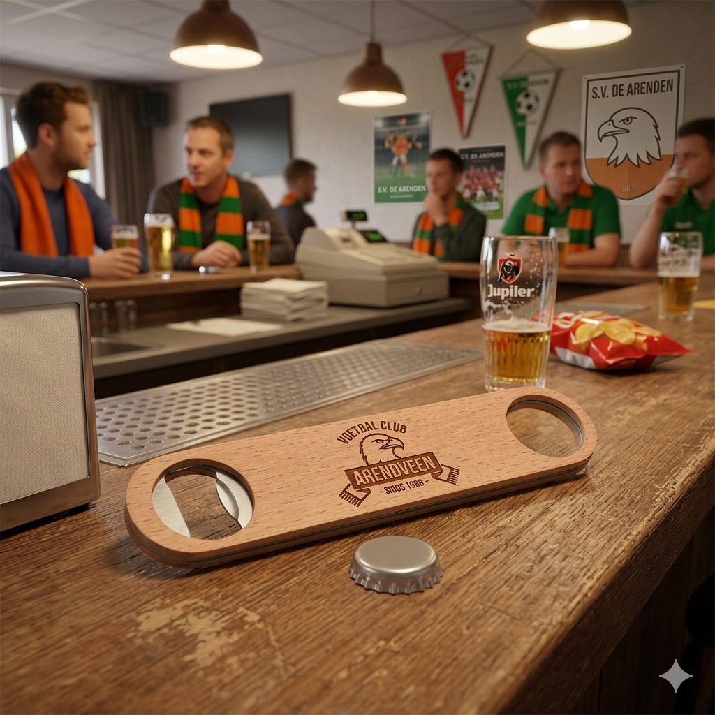 Premium Houten Opener - Met Naam of Logo gravering